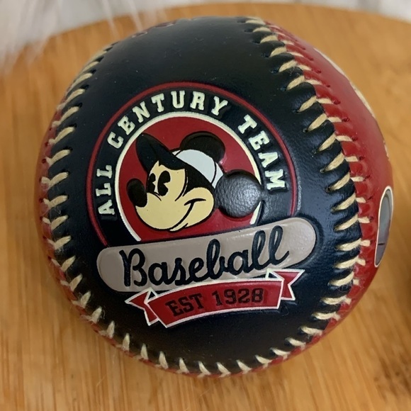 Disney Mickey Mouse Bundle Vintage Coin Purse, Baseball & Windup Toy - Picture 17 of 17